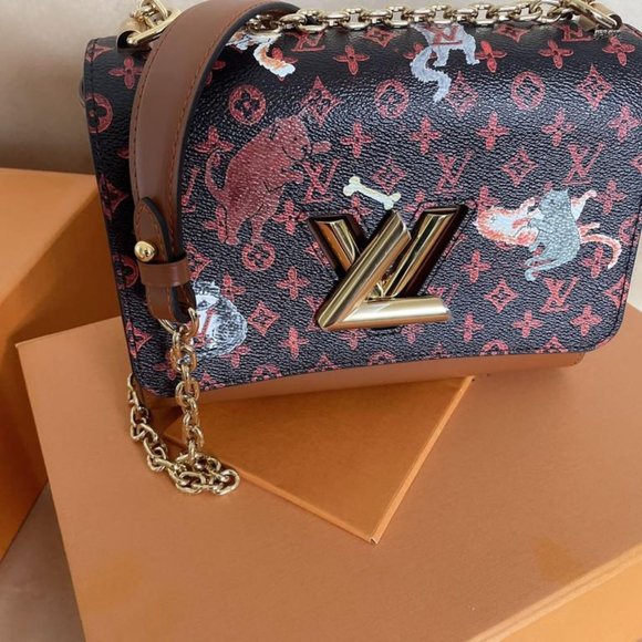 Louis Vuitton Twist MM Catogram Grace Chain Shoulder Bag M44408 - Picture 3 of 8